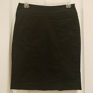 Loft basic black pencil skirt size 0